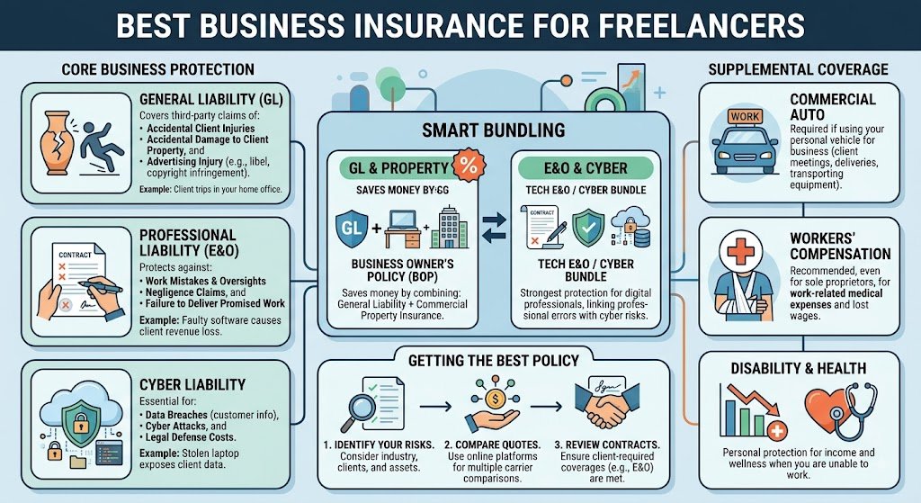 Best Business Insurance for Freelancers